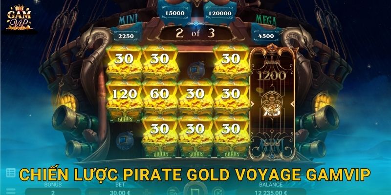 Chiến lược Pirate Gold Voyage Gamvip