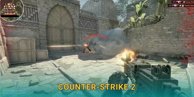 Counter-Strike 2 chiến thuật đỉnh cao – Đối đầu gay cấn tại Gamvip